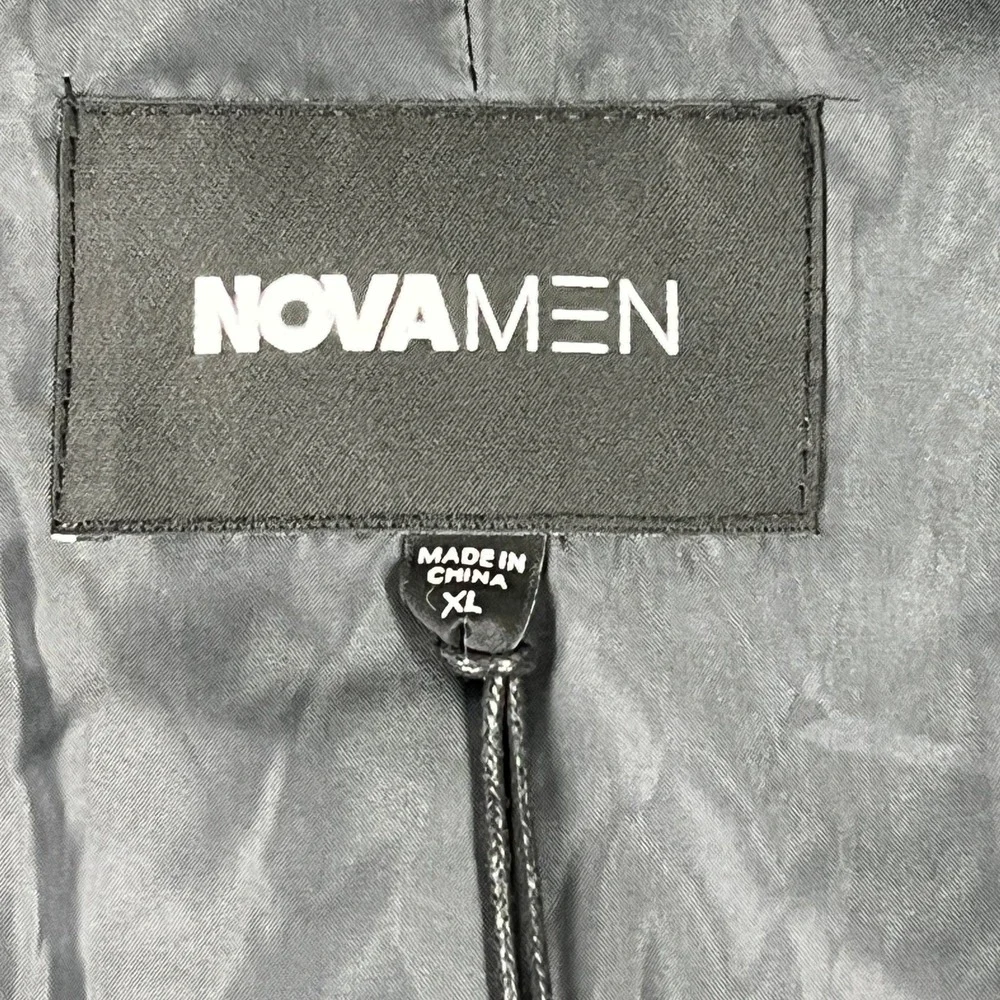 Fashion Nova Suit Jacket‎ Modern Stretch Two Button Formal Mens XL